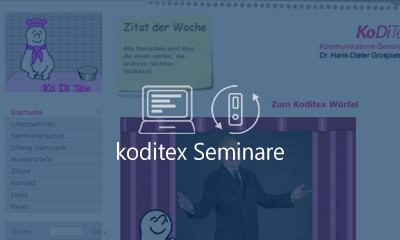 koditex Kommunikationsseminare - Webseite und IT Betreuung